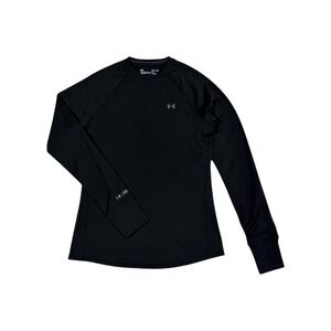 Under Armour ColdGear Base 3.0 Women's Small Black Thermal Long Sleeve Shirt